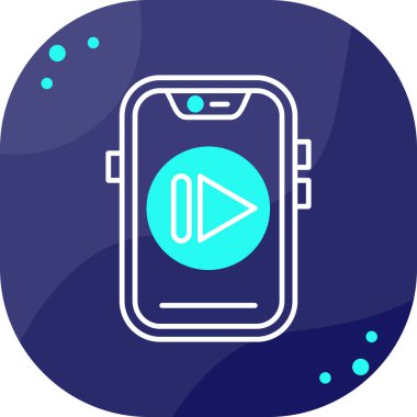 akıllı telefon simgesi vektör illüstrasyonu