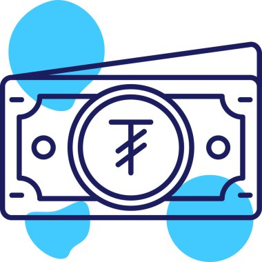 Bir para biriminin vektör illüstrasyonu