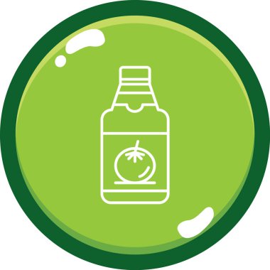 Bira şişesi ikon vektör illüstrasyonu