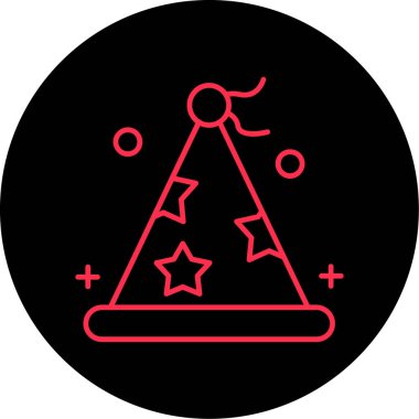 Bir yıldız simgesinin vektör illüstrasyonu