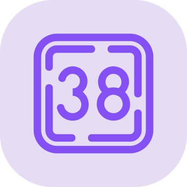 Takvim simgesi vektör illüstrasyonu