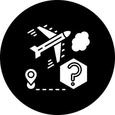 Seyahat simgesinin vektör illüstrasyonu