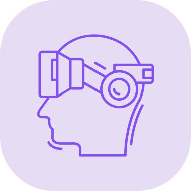 kulaklık simgesi, vektör çizimi