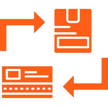 Bir bilgisayar simgesinin vektör illüstrasyonu