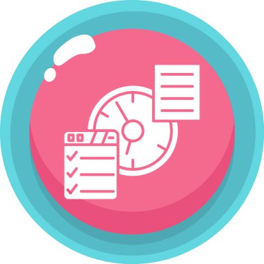 Pano düz vektör simgesi