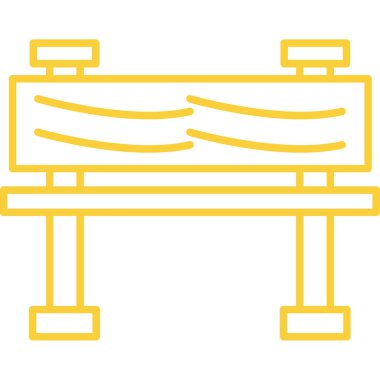 sandalye simgesi olan masa, satır biçimi