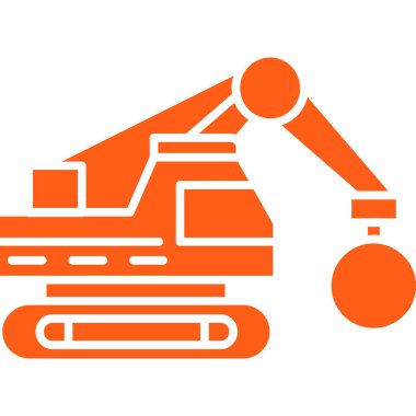 Vinç simgesinin vektör illüstrasyonu