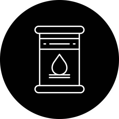 yağ ikonu vektör illüstrasyonu