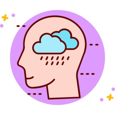 Anahat biçiminde şimşek simgesine sahip beyin