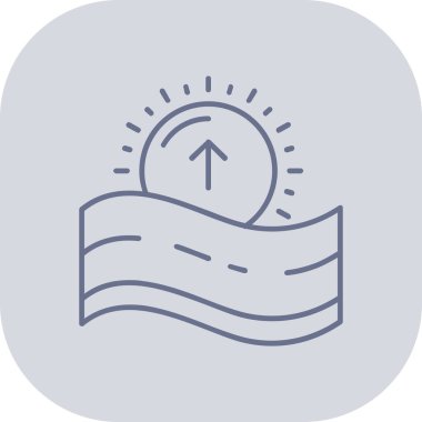 harita işaretçi düz stil ikonu, vektör çizim