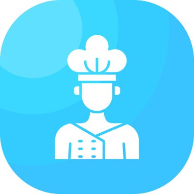 Şef simge vektör illüstrasyonu