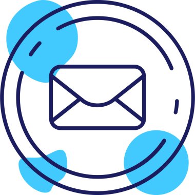 E- posta simgesi vektör illüstrasyonu