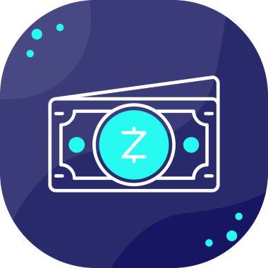 Mavi çizgi pil ikonu. Beyaz arka planda. Şimşek sembolü vektör illüstrasyonu