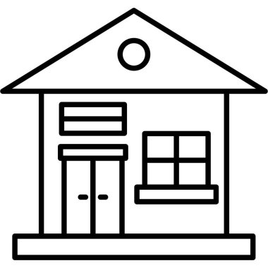 ev simgesi vektör illüstrasyonu