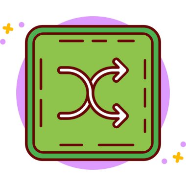 Oklar vektör simgesi modern basit vektör illüstrasyonu