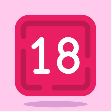 Takvim simgesi vektör illüstrasyonu