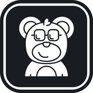 Modern b 'nin vektör illüstrasyonu maske simgesinden yoksun