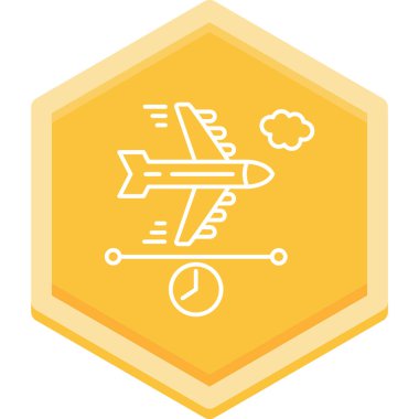 uçak ikonu vektör illüstrasyonu