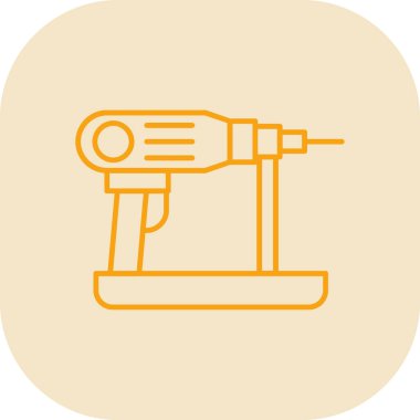 matkap simgesinin vektör illüstrasyonu