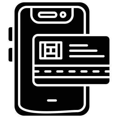 Akıllı telefon simgesi. vektör illüstrasyonu