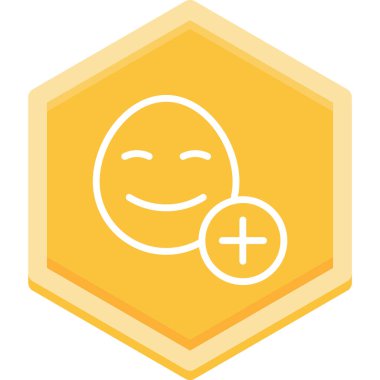 mutlu ifade düz simgesi