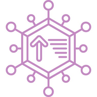 veri simgesi. Web illüstrasyonu