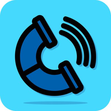 Moda tarzında izole edilmiş telefon simgesi