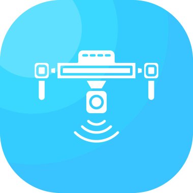 Kamera. Web simgesi basit illüstrasyon