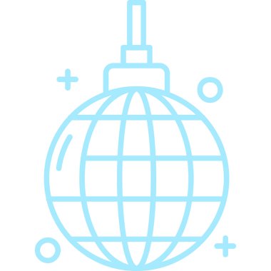 Küre. Web simgesi basit illüstrasyon