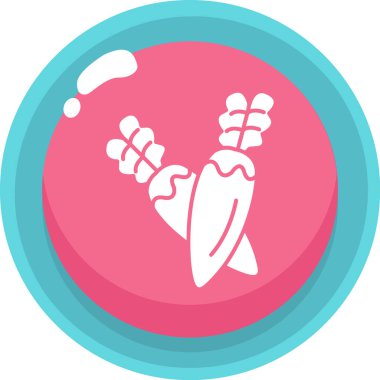 Gıda simgesinin vektör illüstrasyonu