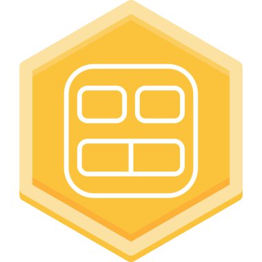 Ekmek. Web simgesi basit illüstrasyon