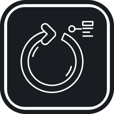 Modern bir simgenin vektör illüstrasyonu