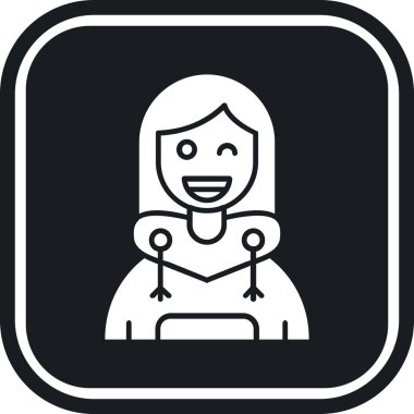 Bebeğim. Web simgesi basit tasarım