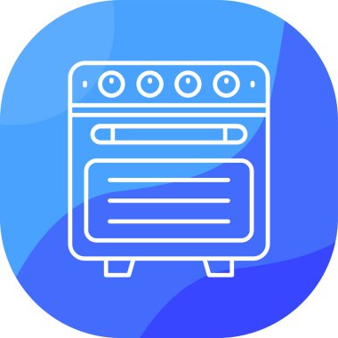 vektör fırın simgesi