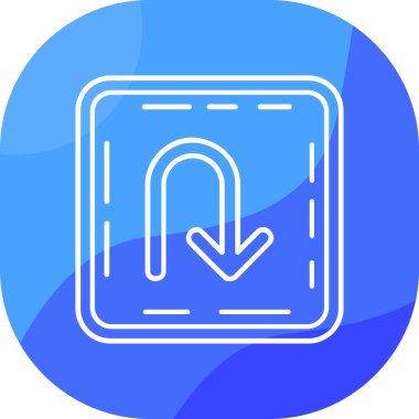 Navigasyon yön simgesi - taslak biçimi