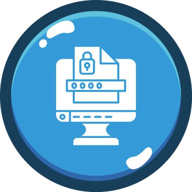 İnternet güvenliği. Basit illüstrasyon