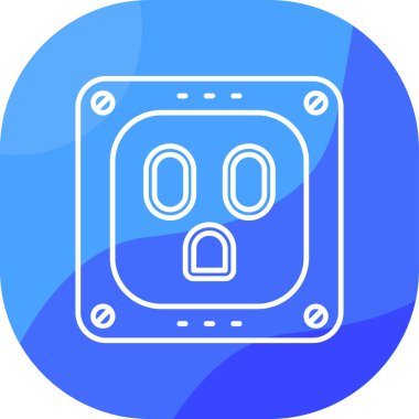 Yüz maskesi. Basit tasarım