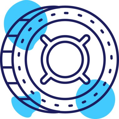 şebeke. Web simgesi basit illüstrasyon