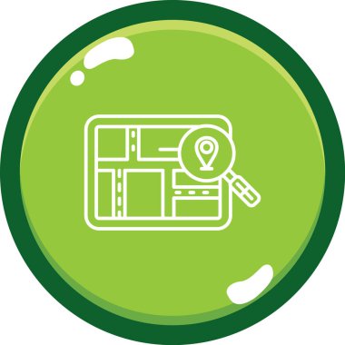 Modern bir simge tasarımının vektör illüstrasyonu