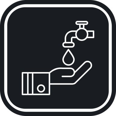 tap simgesinin vektör illüstrasyonu