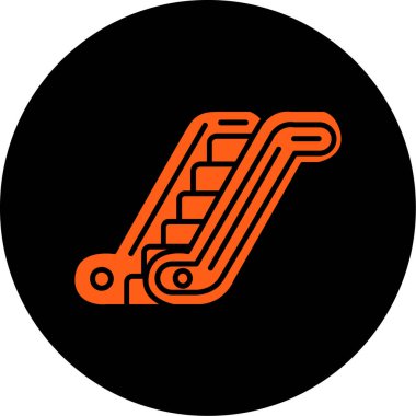 merdiven simgesi işaret vektörü çizimi 