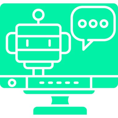 sohbet web simgesi basit tasarımı