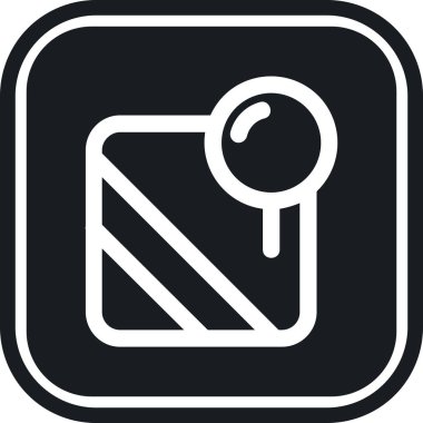 Modern simgenin vektör illüstrasyonu