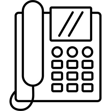 Telefon. Web simgesi basit tasarım