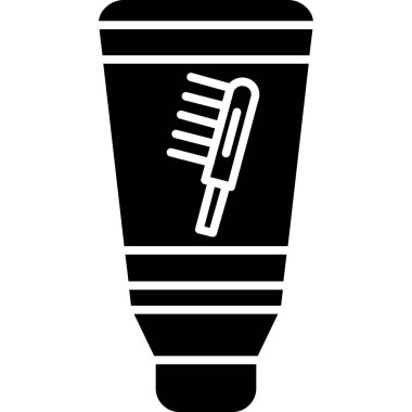 ampul simgesi, minimalist vektör illüstrasyonu