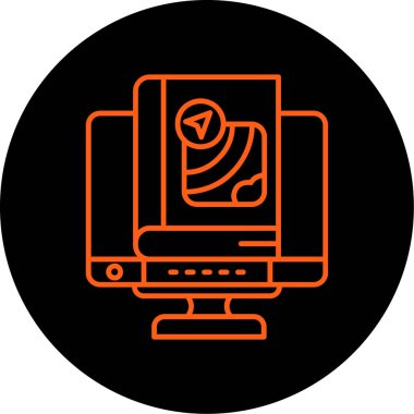 bilgisayar simgesi vektör illüstrasyonu