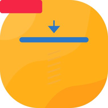 ok yönü simgesi ana hat biçiminde