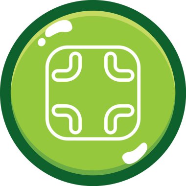 Modern bir tasarımın vektör illüstrasyonu