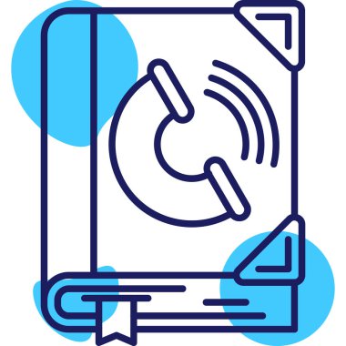 Kablosuz. Web simgesi basit illüstrasyon