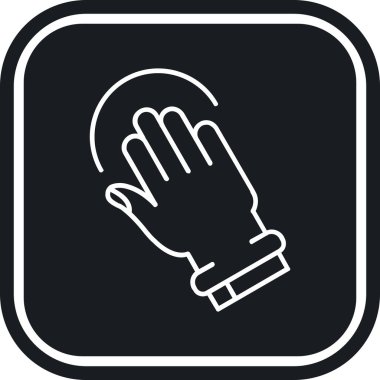 el simgesi vektör illüstrasyonu